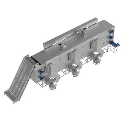 1400-1600kg/H Automatic Belt Drying Equipment for Big Production Capacity