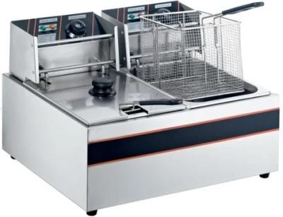 Electric Deep Fryer (2-Tank, 2-Basket)