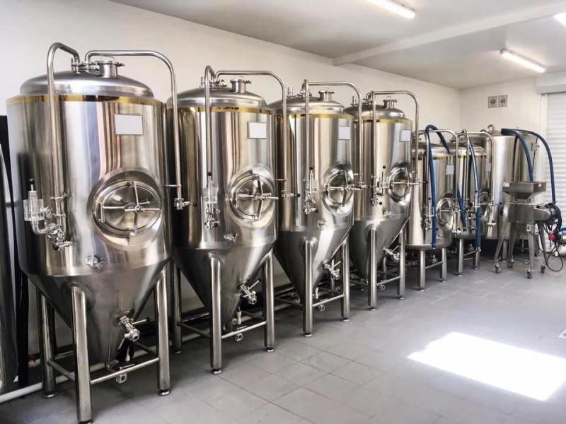 1000L 10hl Steam Two Vessel Semiauto Beer Brewing Equipment