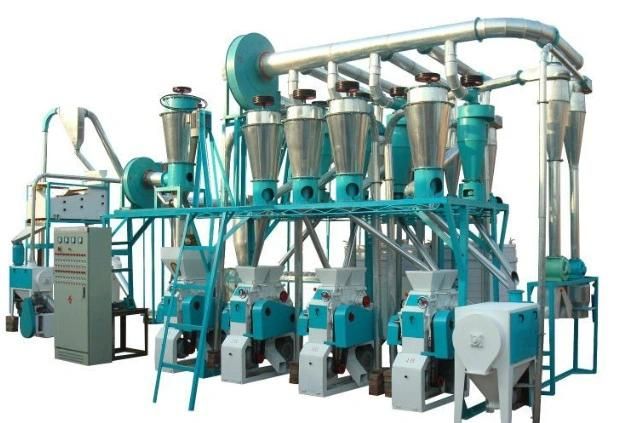 Pneumatic Cast Iron Grain Wheat Flour Milling Roller Mills Double Side Eight Roller Mills Machine Used in Roller Flour Mill