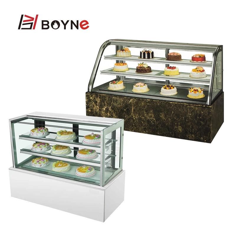 Bread Baking Showcase Cake display Freezer Cafe Shop Equipments