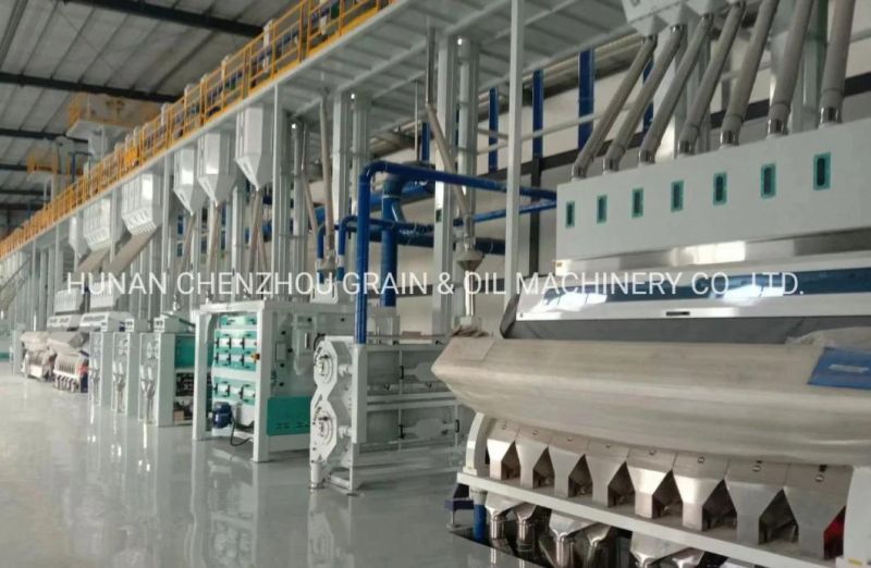 Clj Manufacture Complete Set of Rice Milling Machine 150-300tpd Auto Rice Milling Plant