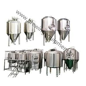 Micro Brewery 3bbl 5bbl 7bbl Per Batch Copper Craft Beer Brewing Equipment