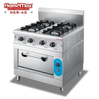 4 Burners Gas Cooking Range with Gas Oven (HGR-4G)