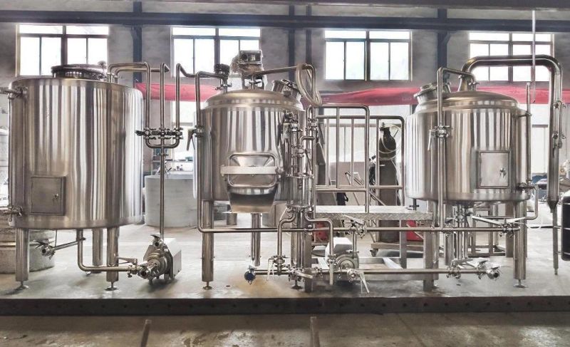 5bbl Turnkey Project of Brewery Whole Set Beer Brewery Equipment Beer Brewing Equipment