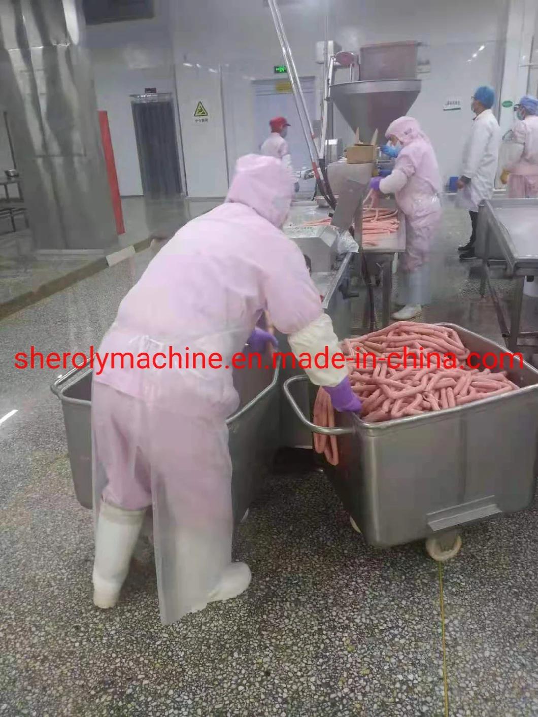 Auto Stuffing Vacuum Hot Dog Sausage Making Machine