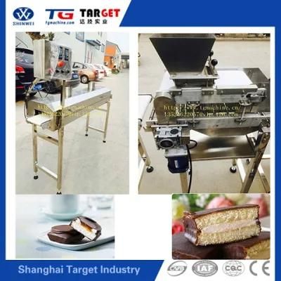 Cheap and Fine for Small Factory Chocolate Enrobing with Cooling Machine