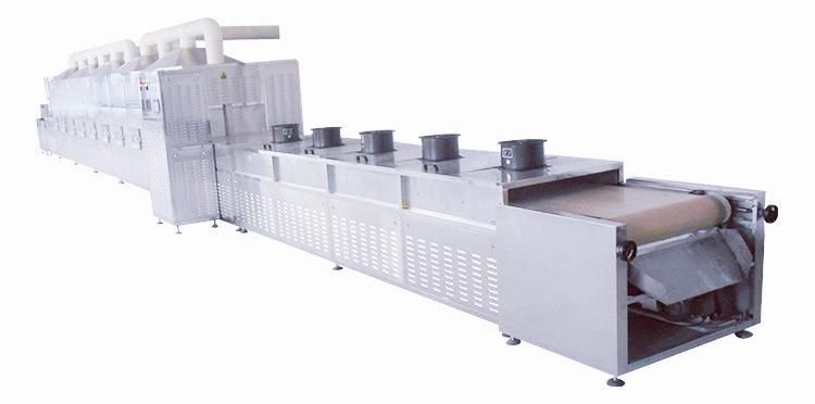 Automatic Tunnel Type Drying Equipment Xhw-30kw Microwave Drying Sterilizer Machine
