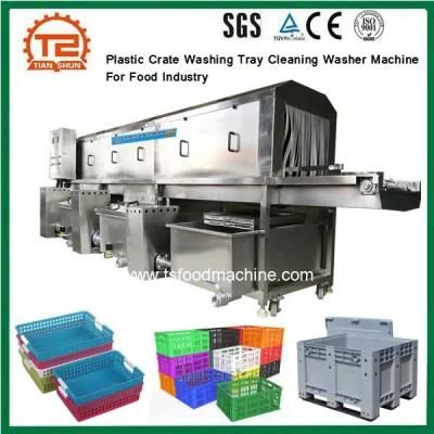 Plastic Crate Washing Tray Cleaning Washer Machine for Food Industry