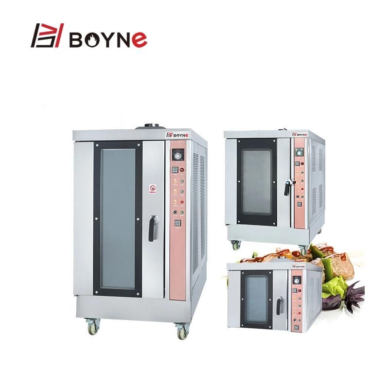 High Temperature Hot Air Eight Trays Gas Convection Oven