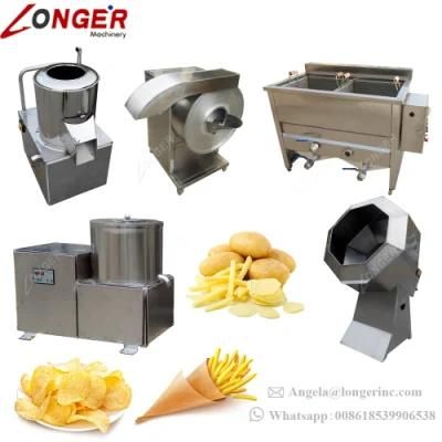 Commercial Industrial Semi-Automatic Potato Chips Making Machine