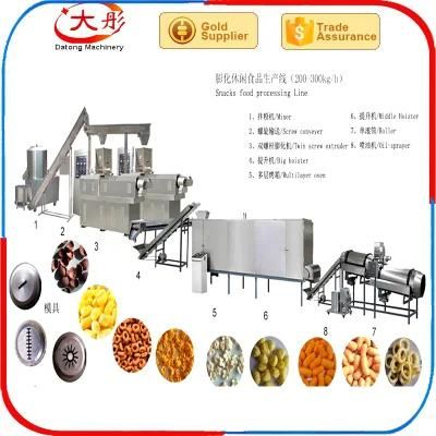 Full Automatic Kelloggs Corn Snacks Food Extruder Machine for Industrial