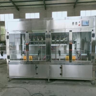 Automatic 4/6/8/12 Head Bottle Filler Shampoo Filling Machine Chemical Liquid Filling ...