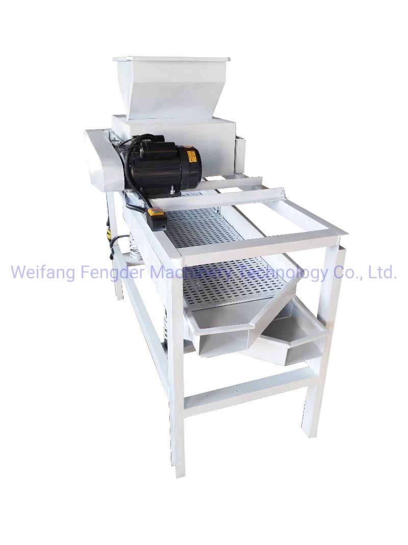 Gelgoog Apricot Kernel Cracking Cracker Peeling Machine Almond/Hazelnut Sheller Line