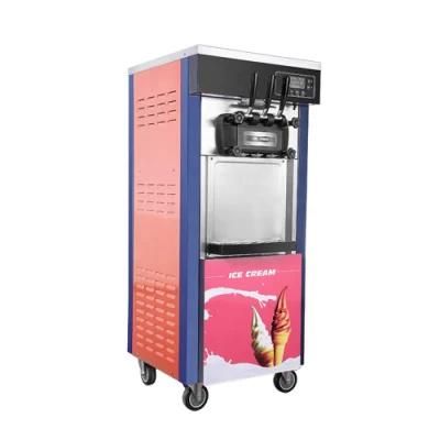 Portable Floor Type Soft Serve Used Ice Cream Machine