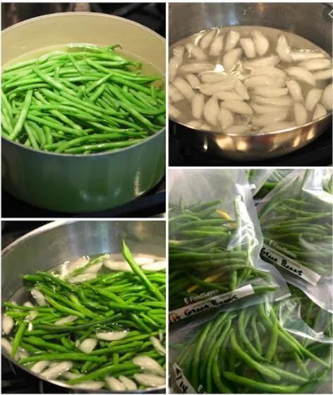 Green Beans Blanching Machine Vegetable Processing Line