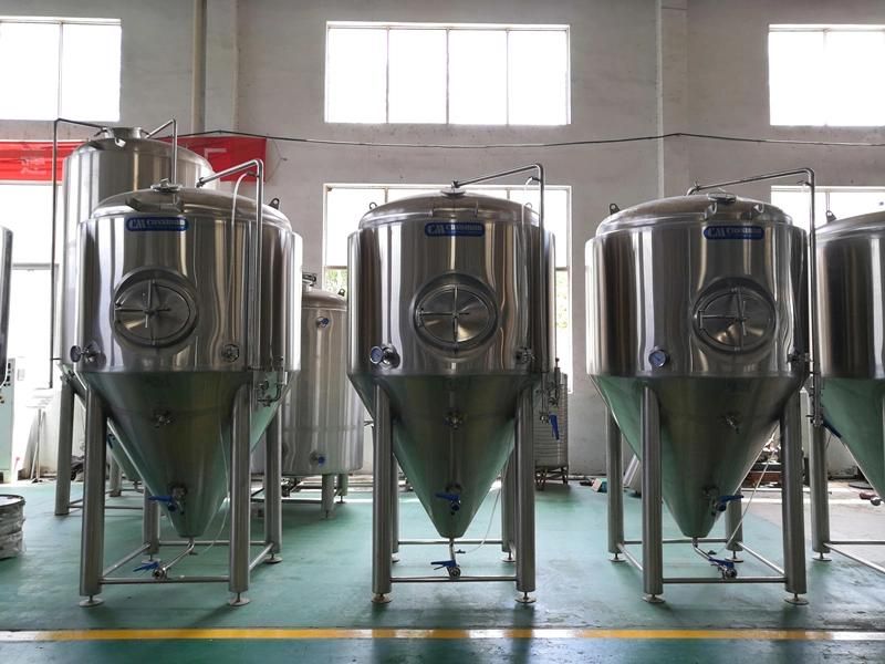 Cassman 3000L Beer Fermenter Beer Fermenting Vessel Cylinder Conical Beer Fermentation Tank Unitank