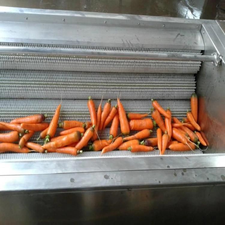 Full Automatic Industrial Potato Washing and Peeling Machine Industrial Carrot Ginger Washer Peeler for Sale