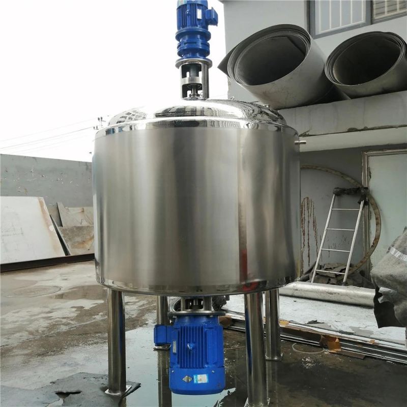 Stainless Steel Jacket Insulation Mixing Tank for Cosmetic, Food and Pharmaceutical Industry