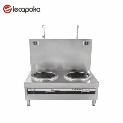 Factory Price Large Electric Induction Soup Cooktop for Restaurant Shool Kitchen Equipment