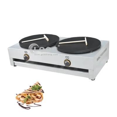 China Professional Kitchen Equipment Supplier Crepe Maker 2800PA Gas Pancake Crepe Machine ...