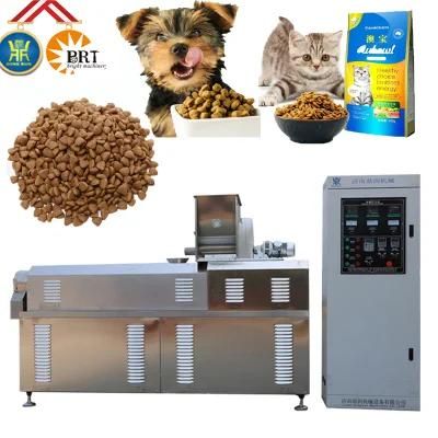 Automatic Continuous China High Quality Fish Dog Cat Bird Pet Food Snacks Extruder Machine ...