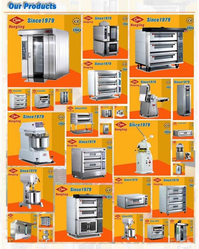 High Quality Commercial Kitchen 3 Deck 9 Trays Gas Stone Base Pizza Oven