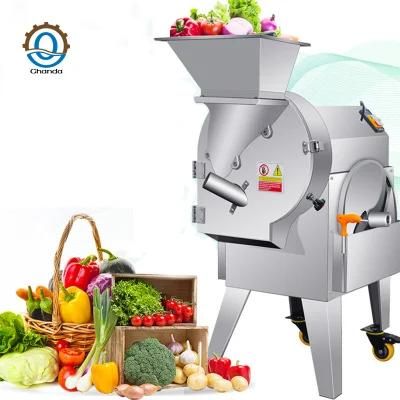 Commercial Automatic Vegetable Carrot Potato Cucumber Onion Cutting Machine Vegetable ...