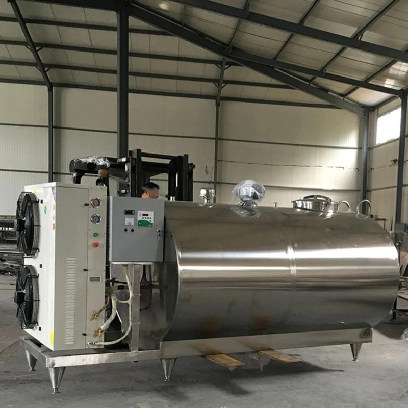 Open Type Horizontal Laying Milk Cooling Storage Tank Factory