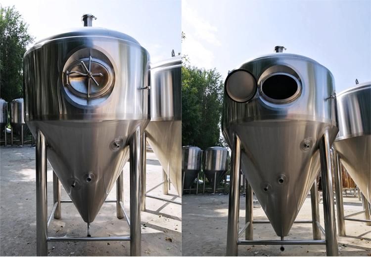 SUS 304 500L 1000L 2000L Beer Brewing Equipment Beer Fermenter Made in China for Brewery