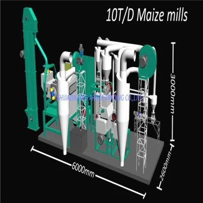 Maize Flour Milling Machine for South America