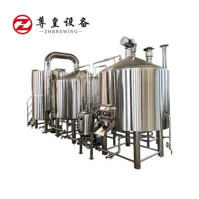 1000L 3 Vessels Industrial Commercial Micro Craft Beer Brewing Brewery Making Machine ...