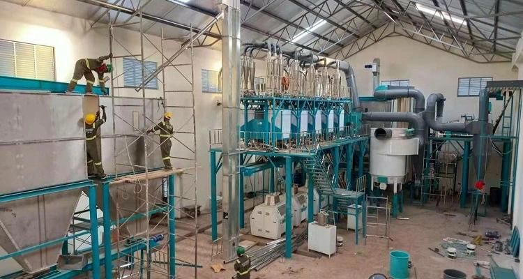 Automatic Maize Wheat Corn Flour Meal Grits Grinding Mill Machine Grinder Milling Machinery for Africa