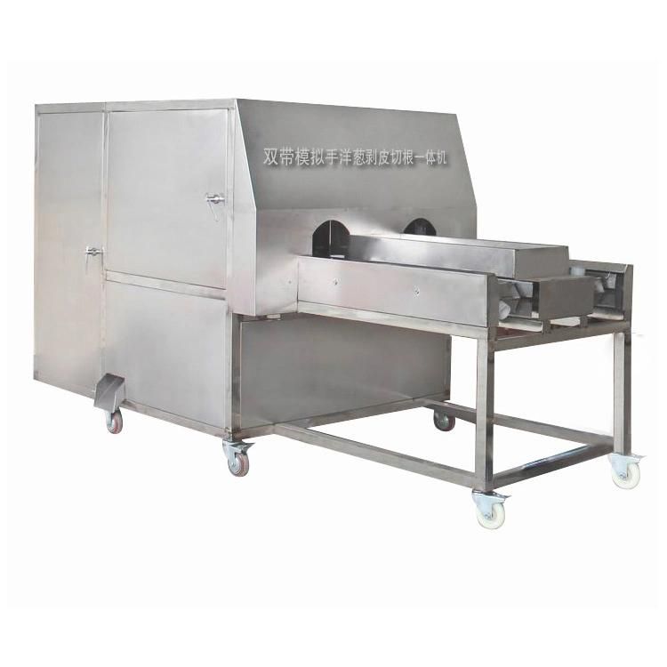 "Simulation Hand" Onion Peeling and Root Cutting Machine for Sale