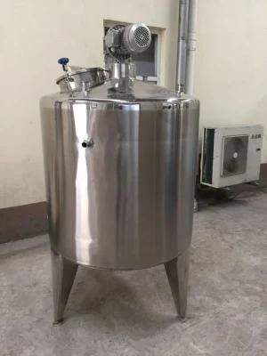 Stainless Steel Steam Heating Liquid Tank with Agitator