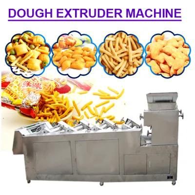 Commercial Fried Dough Snacks Extrusion Machine Fried Pellet Snack Production Line Frying ...