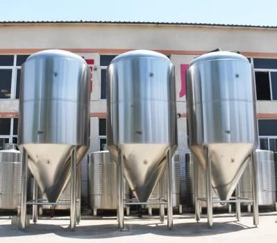 3000L Stainless Steel Beer Fermenter Conical Cooling Tank Fermentation Vessel