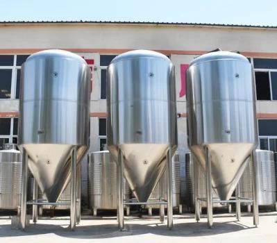 3000L Stainless Steel Beer Fermenter Conical Cooling Tank Fermentation Vessel