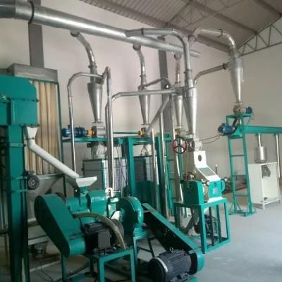 Hongdefa 10t/24h Complete Maize Milling Line Corn Mill Machine