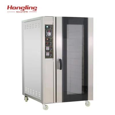 Bakery Equipment Manufaturer 10 Trays Gas Convection Baking Oven for Baguette