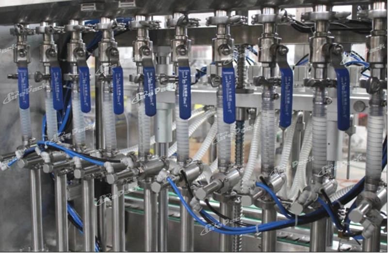 Full Automatic 75% Alcohol Disposable Hand Sanitizing Gel Piston Filling Capping Labeling Machine