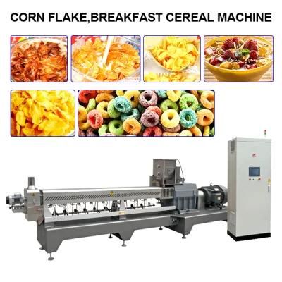 Corn Flakes Making Machine Corn Flakes Manufacturing Process Cereal Production Process ...