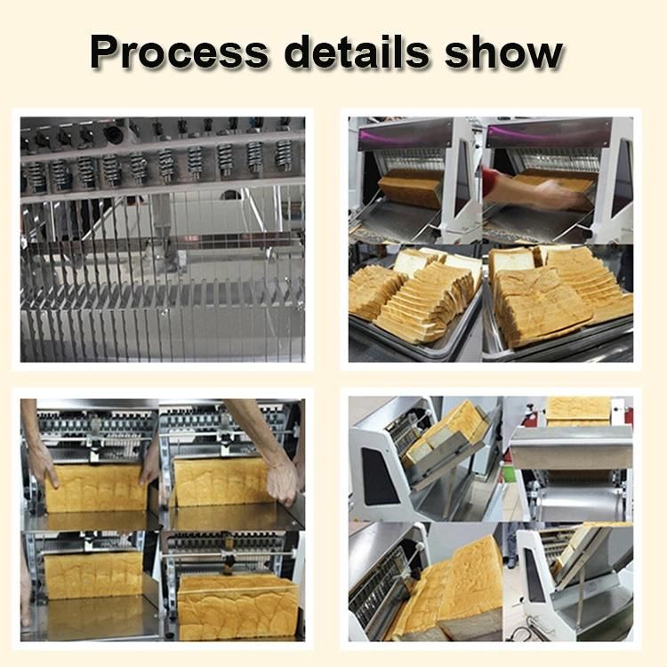 Commercial Automatic Electric Bread Toast Slicer Machine for Bakery