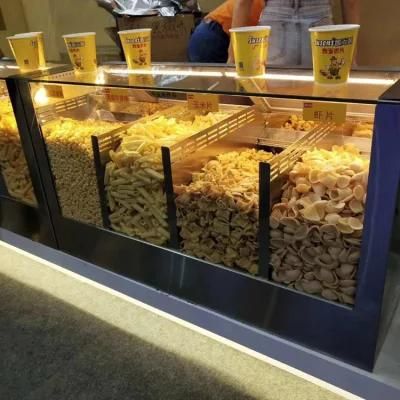 for Cinema Popcorn Showcase Staging Cabinet Popcorn Display Warmer 3 Compartments Counter