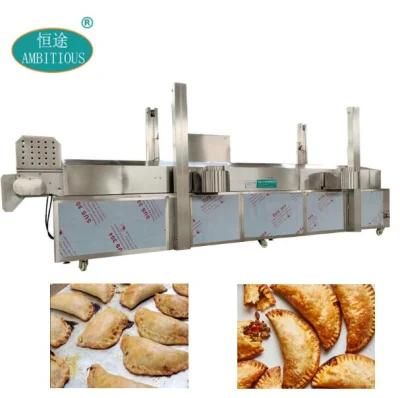 Automatic Fryer Dumpling Samosa Donut Empanada Frying Machine
