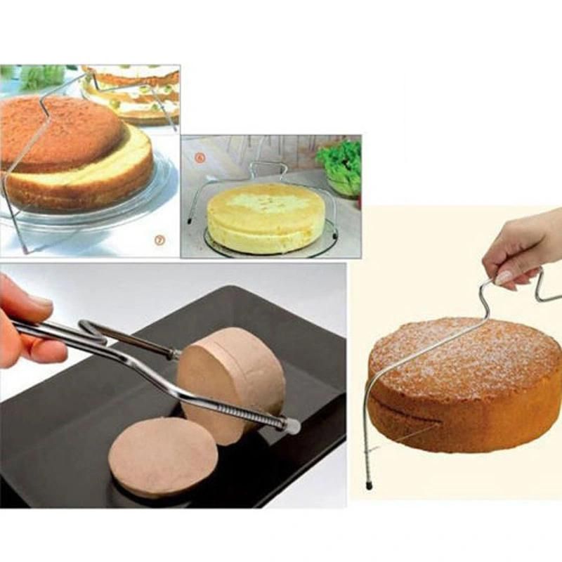 Stainless Steel Hot Kitchen Tools Wire Slicer Cake Cutter Bread Cutting Leveller Decorating Divider Slicer Tool Cooking Tool