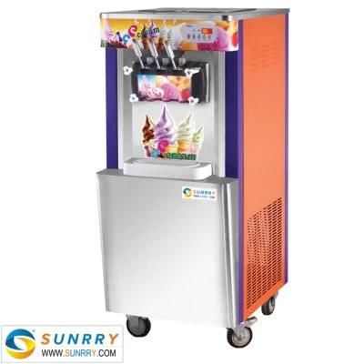 Commercial Softy Ice Cream Vending Machine with Self Cleaning System