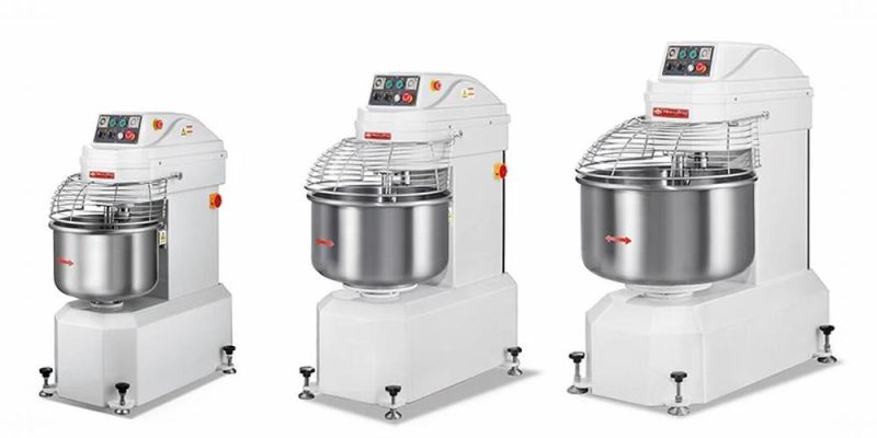 Bakery Equipment 25kg Spiral Mixer for Processing of Bread, Cake, Pizza etc
