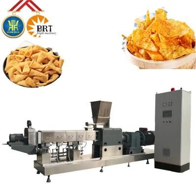 Small Scale Corn Bugles Production Line Fried Snacks Making Machine Fried Snack Food ...