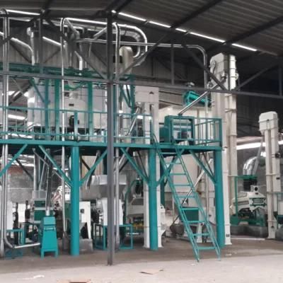 30t/24h Fully Automatic Maize Flour Mill Machine